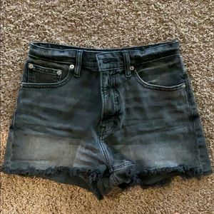 Lucky Brand high waisted black shorts